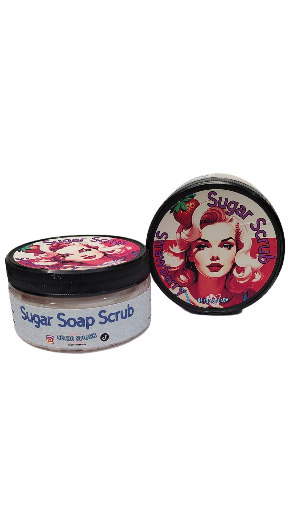 Sugar soap scrub Strawberry sent