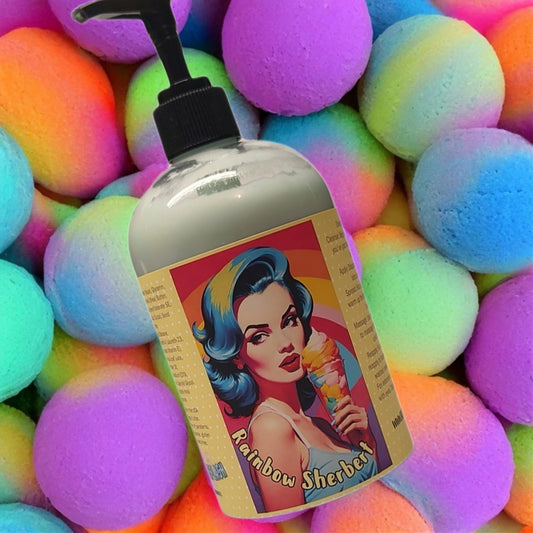 Rainbow Sherbet pump lotion