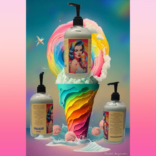 Rainbow Sherbet pump lotion